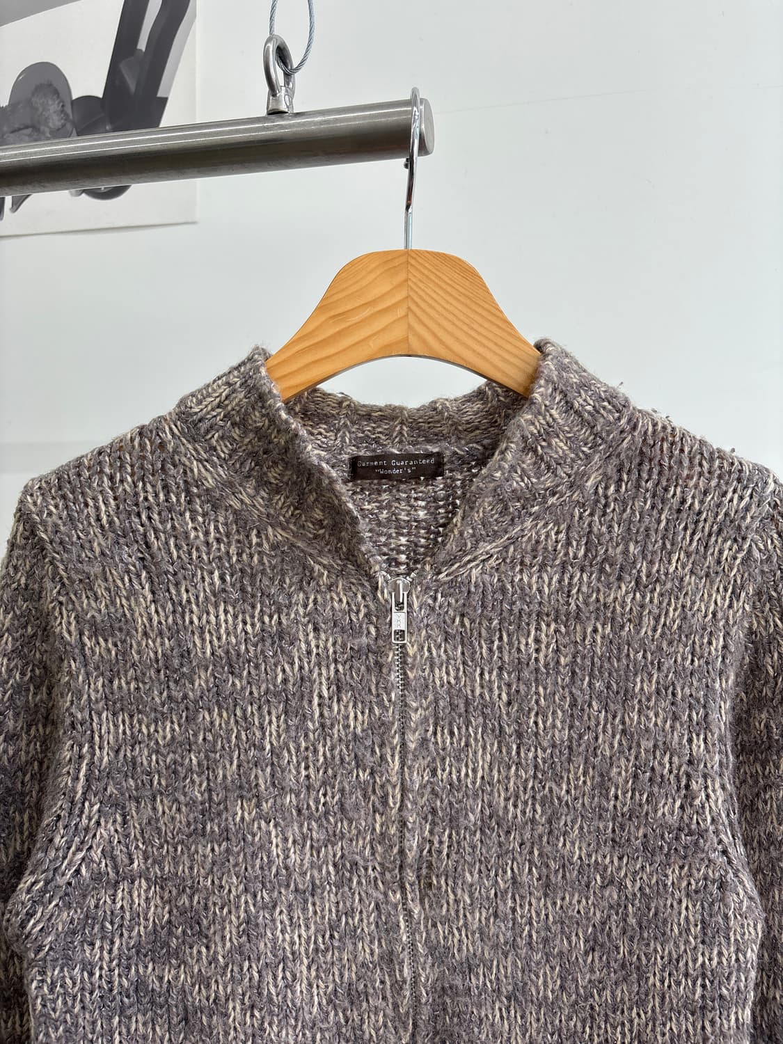 GARMENT GUARANTEED 니트집업 상품이미지2