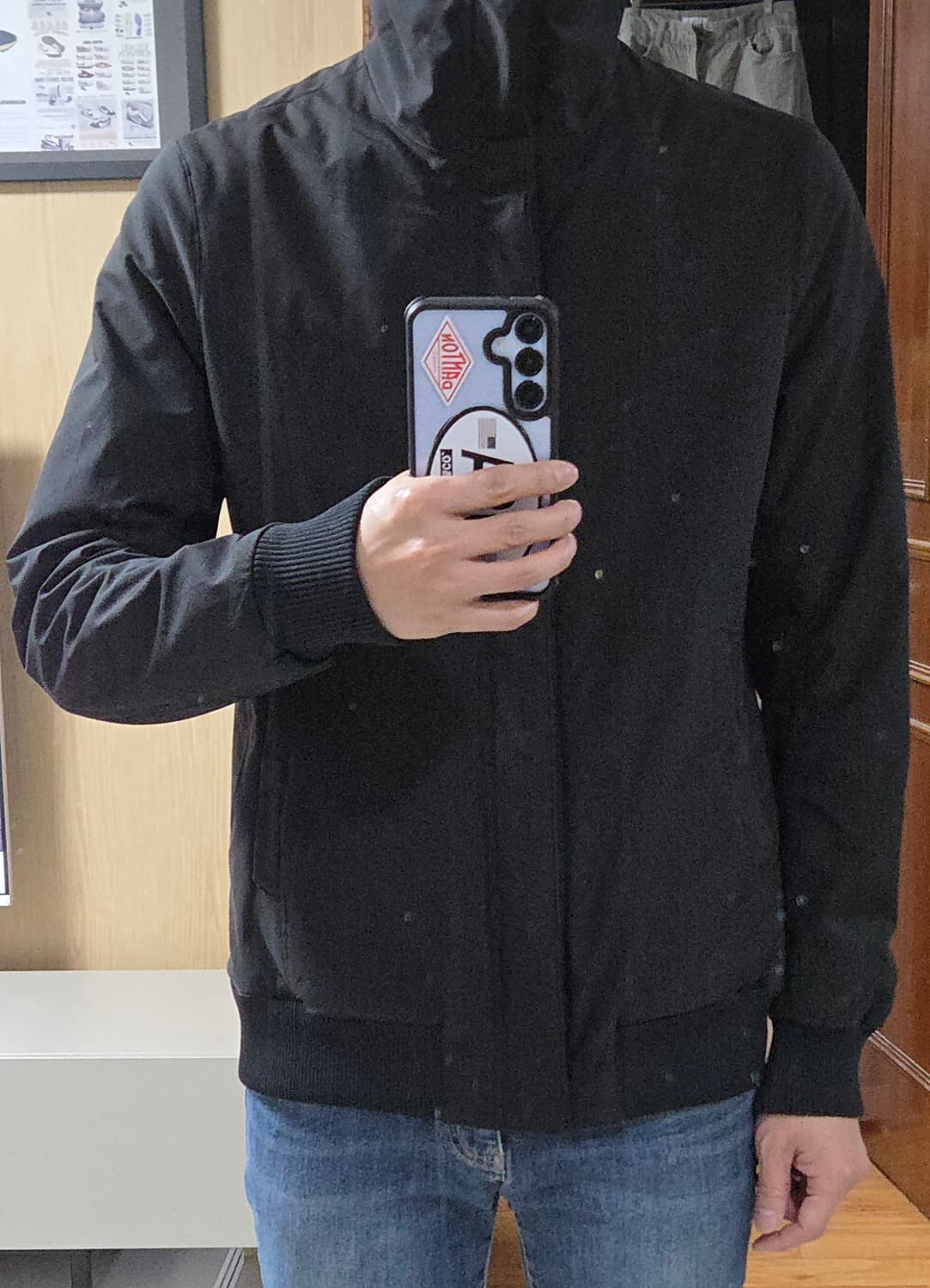 (착샷) 준하시모토 하이넥 블루종  junhashimoto 상품이미지7