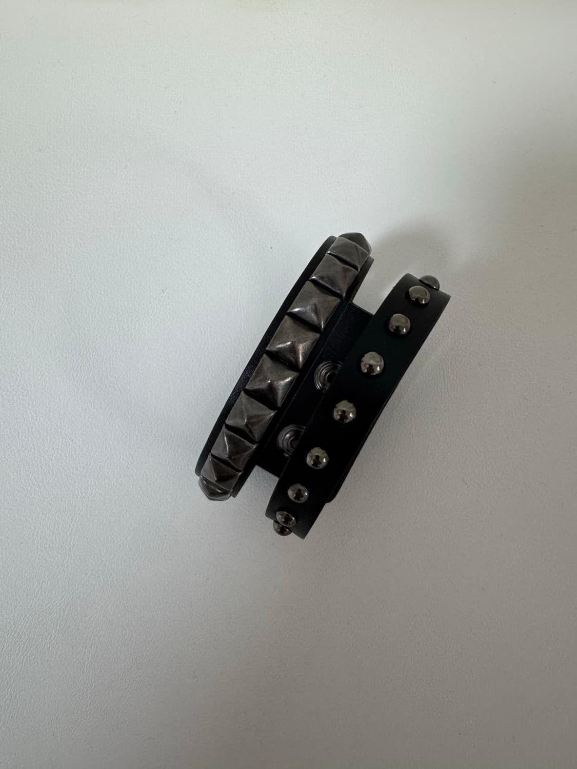 에브리벌스데이 Doublestudleather belt bracelet 상품이미지2