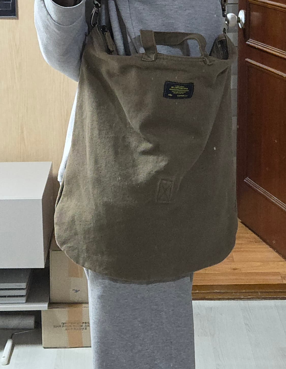 (착샷) 알파인더스트리 헬멧백 워크웨어 숄더백 상품이미지9