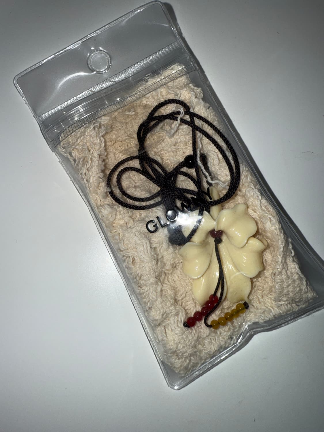 글로니 FLORAL GEM NECKLACE 목걸이 아이보리 상품이미지2