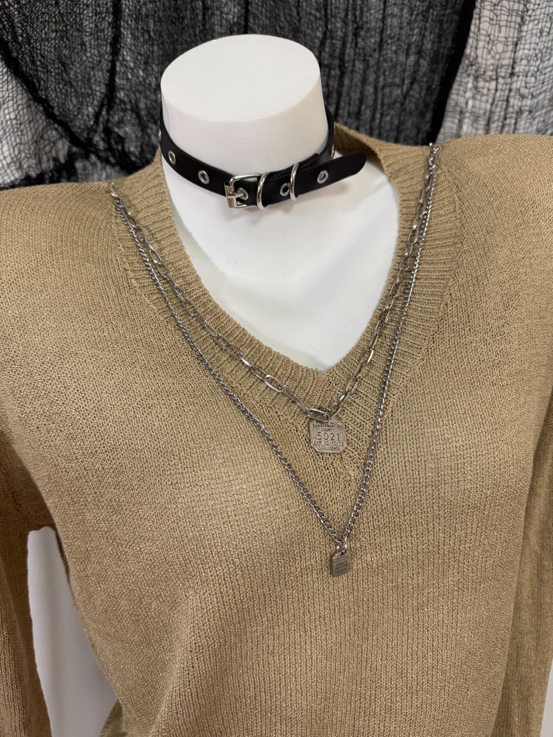 necklace knit 상품이미지2