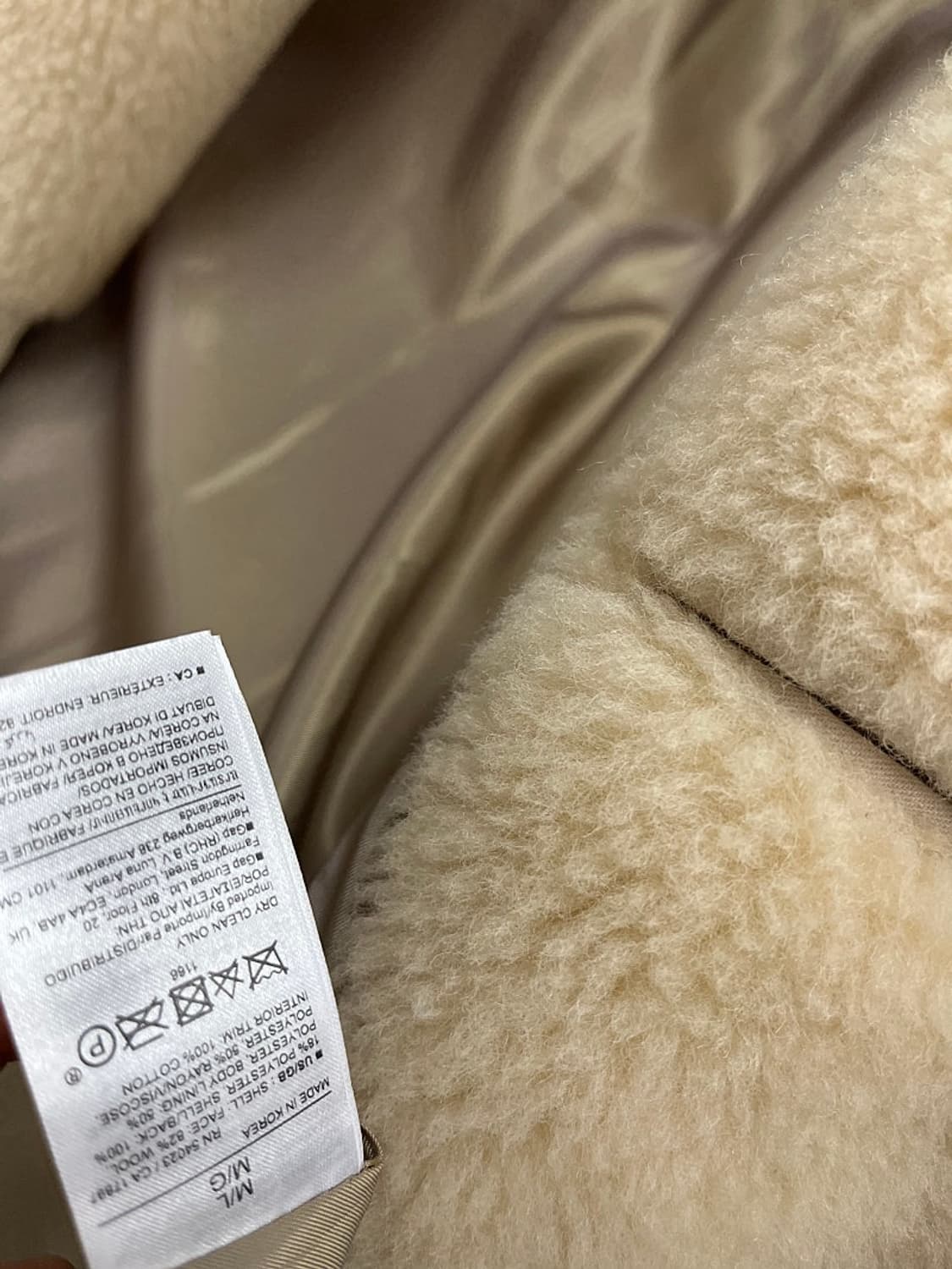 여) 바나나리퍼블릭 시어링 세르파 조끼  상품이미지7