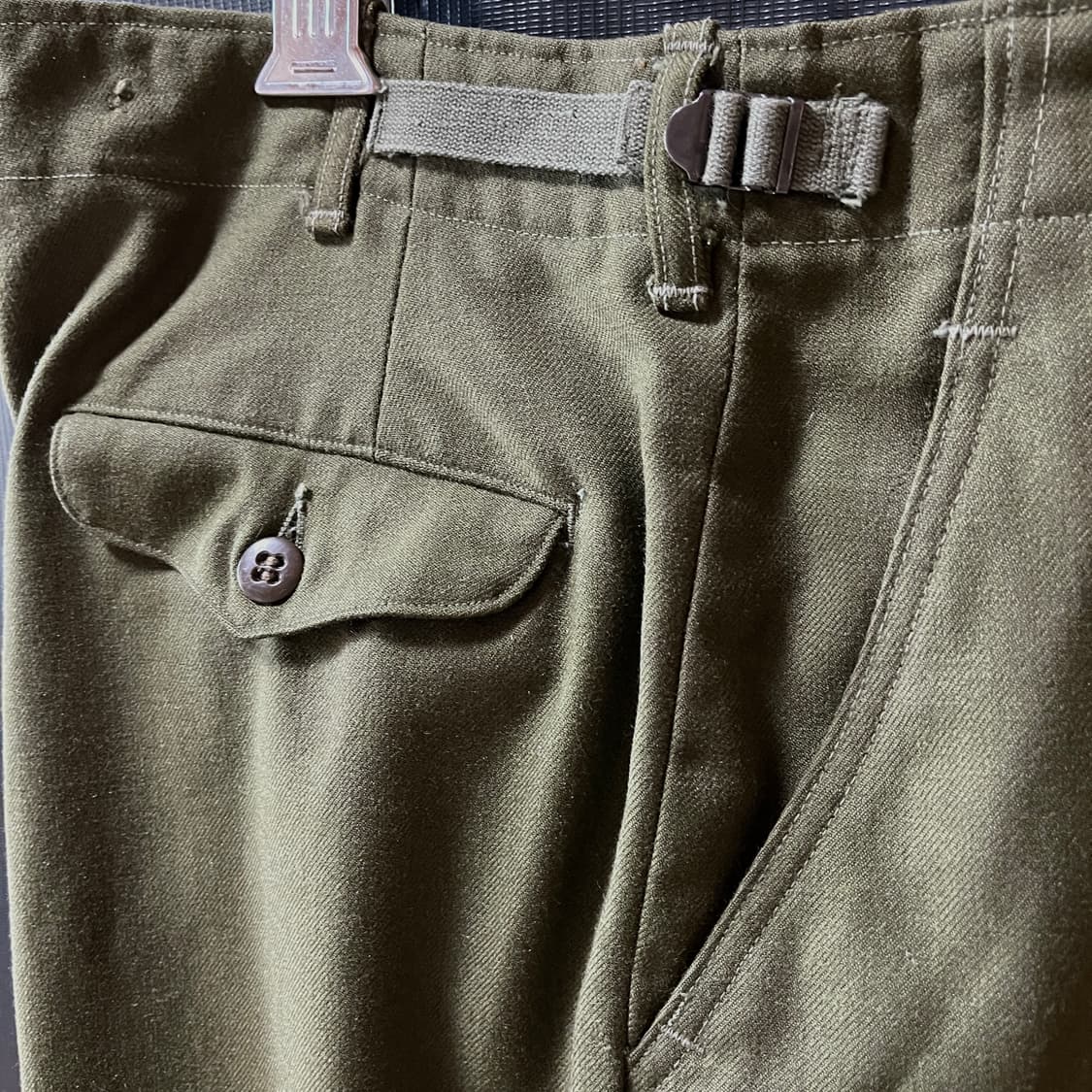 1951s U.S. Army 울 개버딘 트라우저 상품이미지3