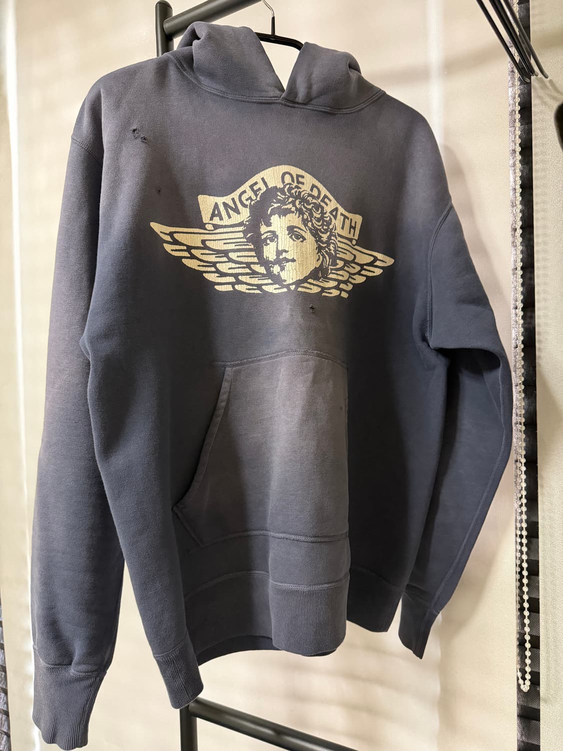 세인트 마이클 엔젤 후드 네이비 상품이미지2