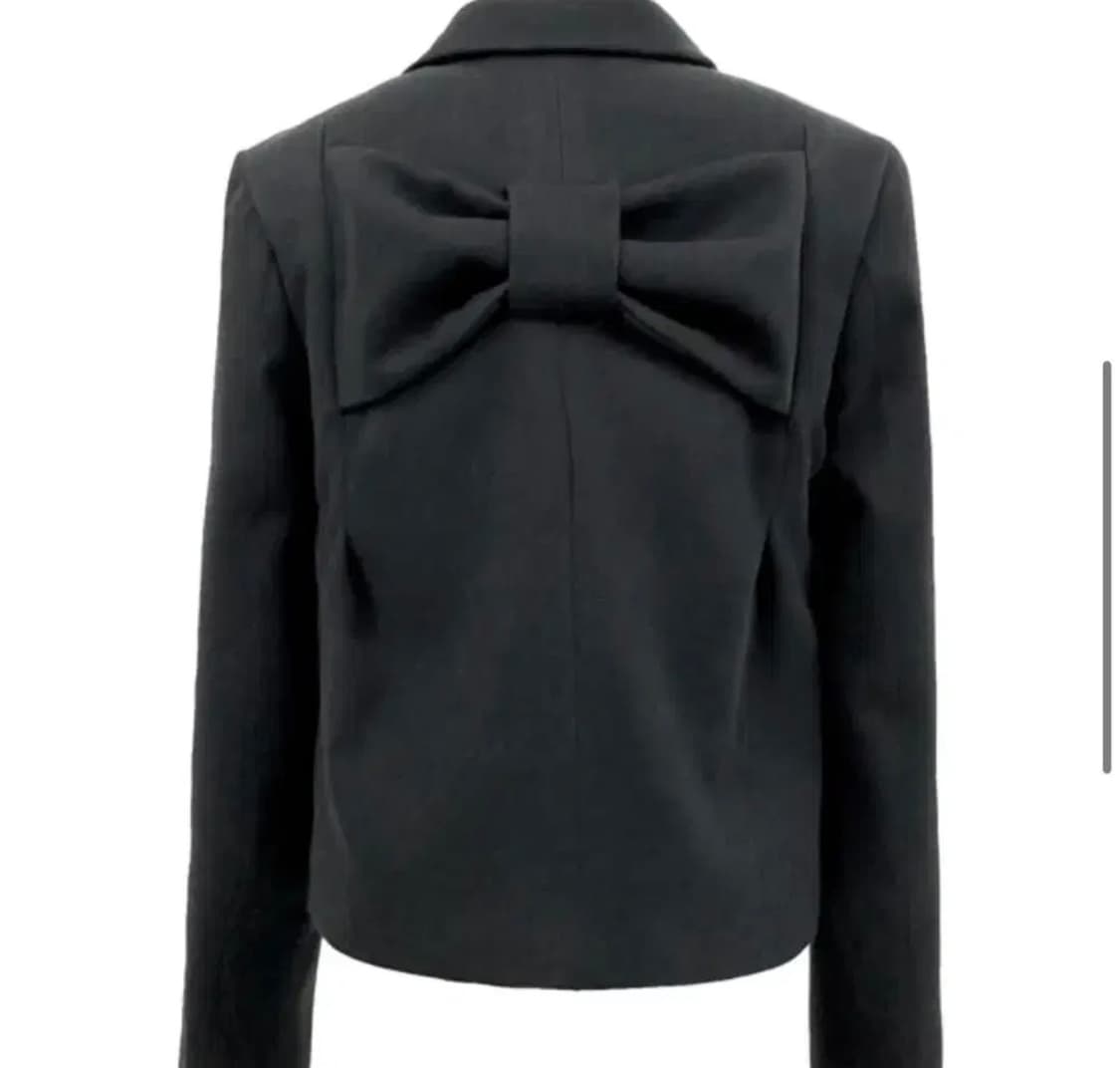 체메씨 폼보우 리본자켓 차콜 size1 상품이미지2