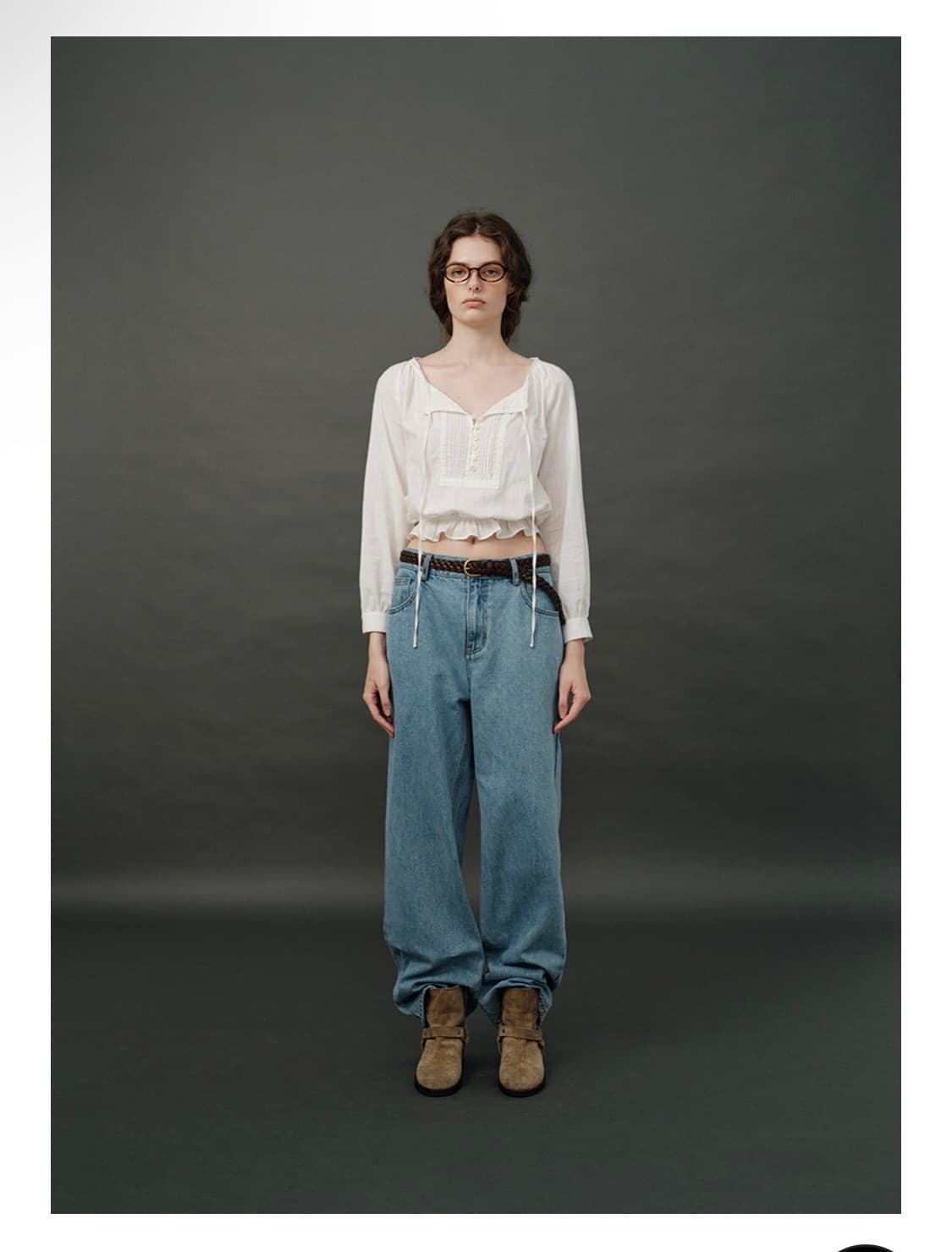 더바넷 Pleatib Blouse 상품이미지2