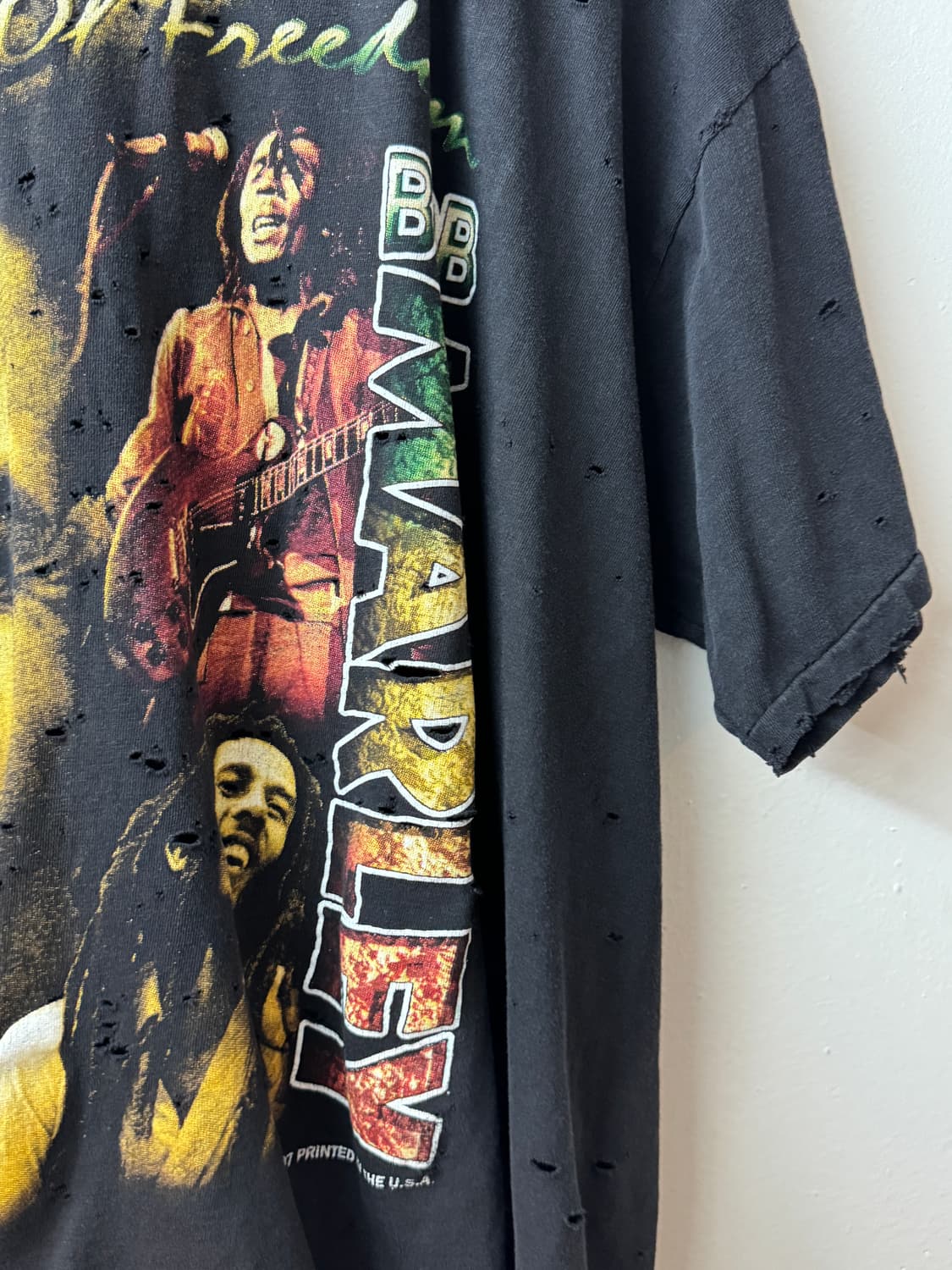90s bob marley rap t shirt 상품이미지5