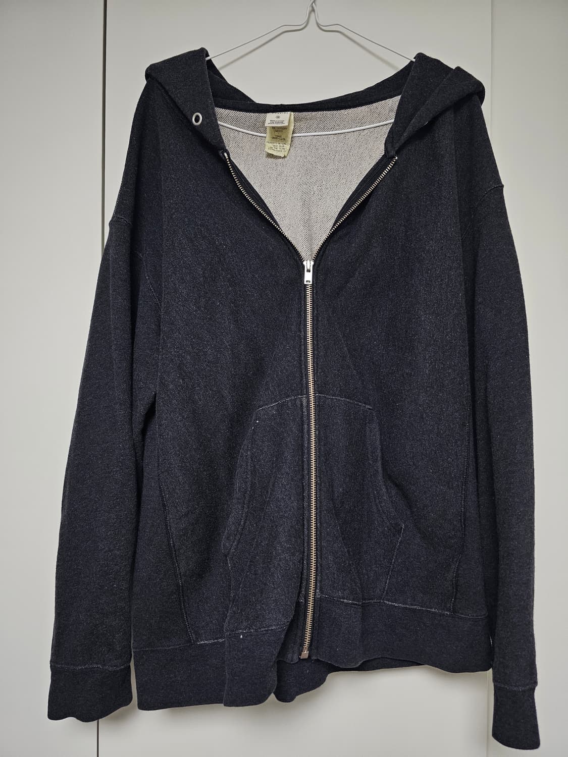 카키스 헤더 후드집업 L 상품이미지1