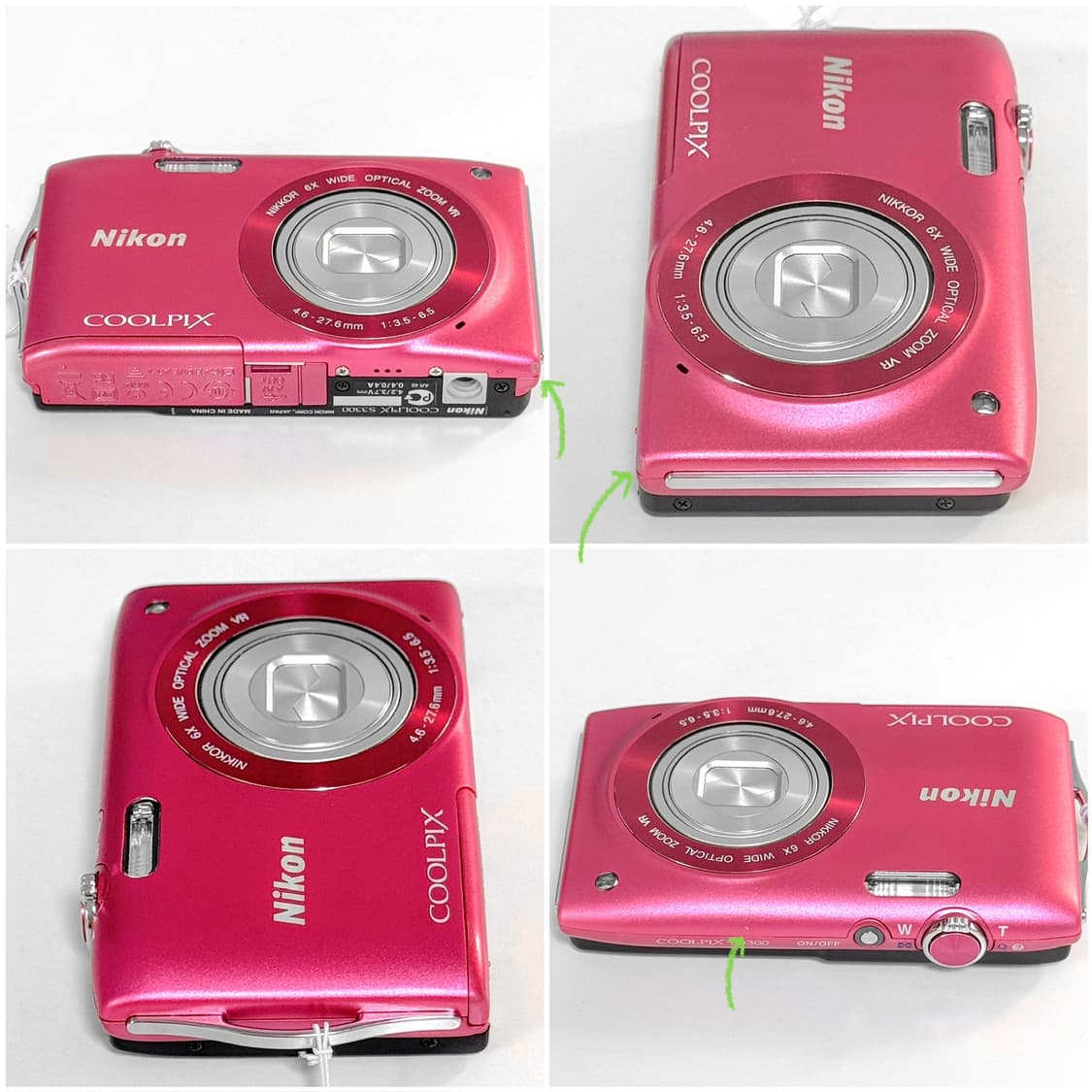 니콘 쿨픽스 S3300 핑크 빈티지디카 상품이미지3