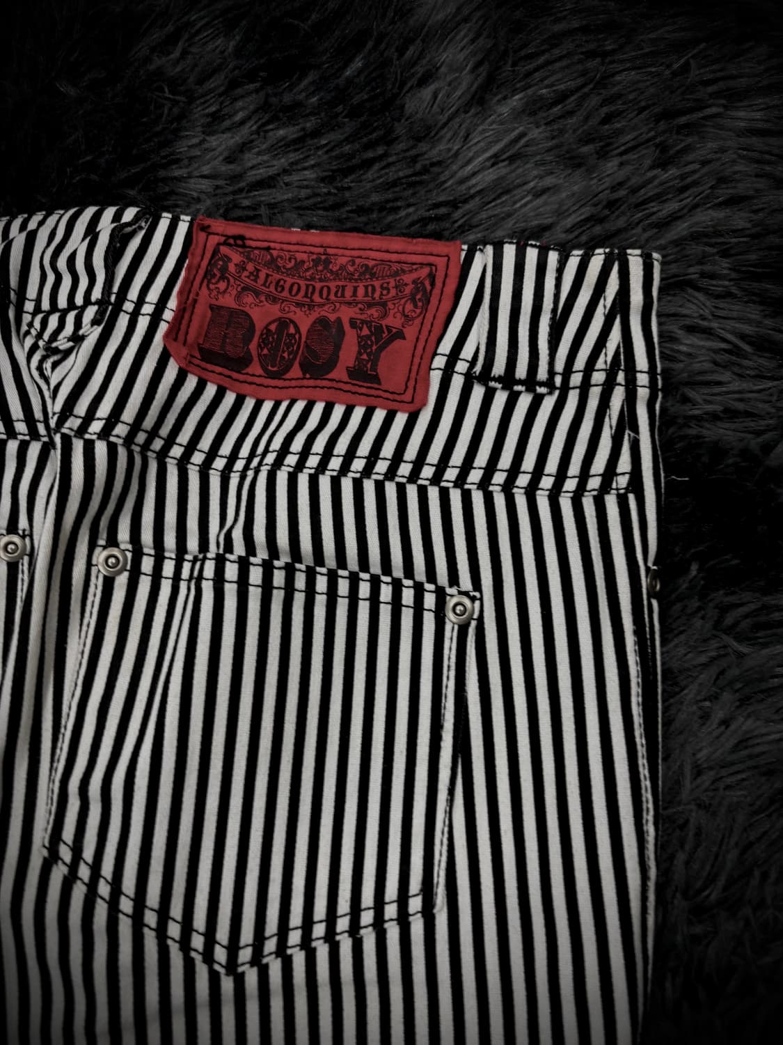 Algonquins 펑크 스트라이프 스키니핏 팬츠 상품이미지9