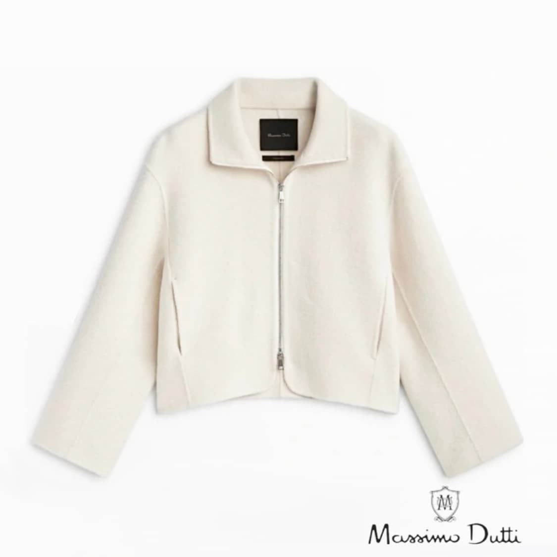 마시모두띠(Massimo Dutti) 울 숏 집업자켓 66-77 상품이미지3