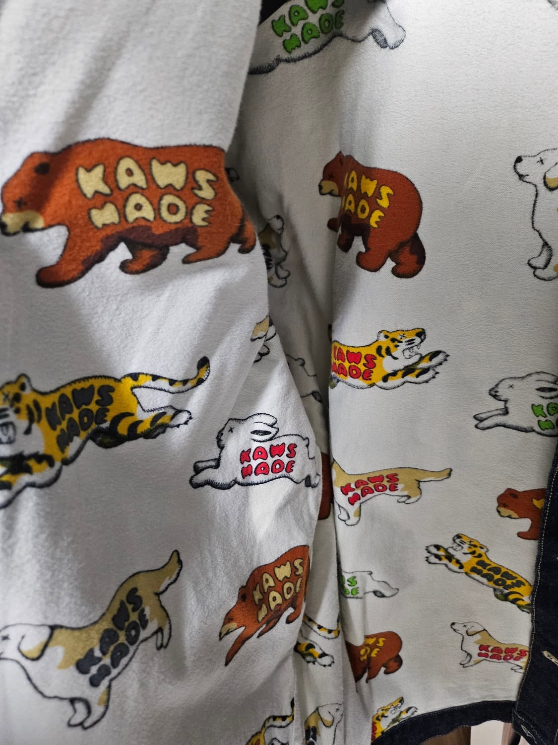 L[100] 휴먼메이드 카우스 콜라보 데님자켓 상품이미지9