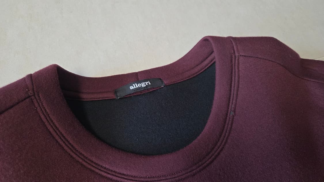 알레그리 네오프렌 맨투맨 상품이미지3