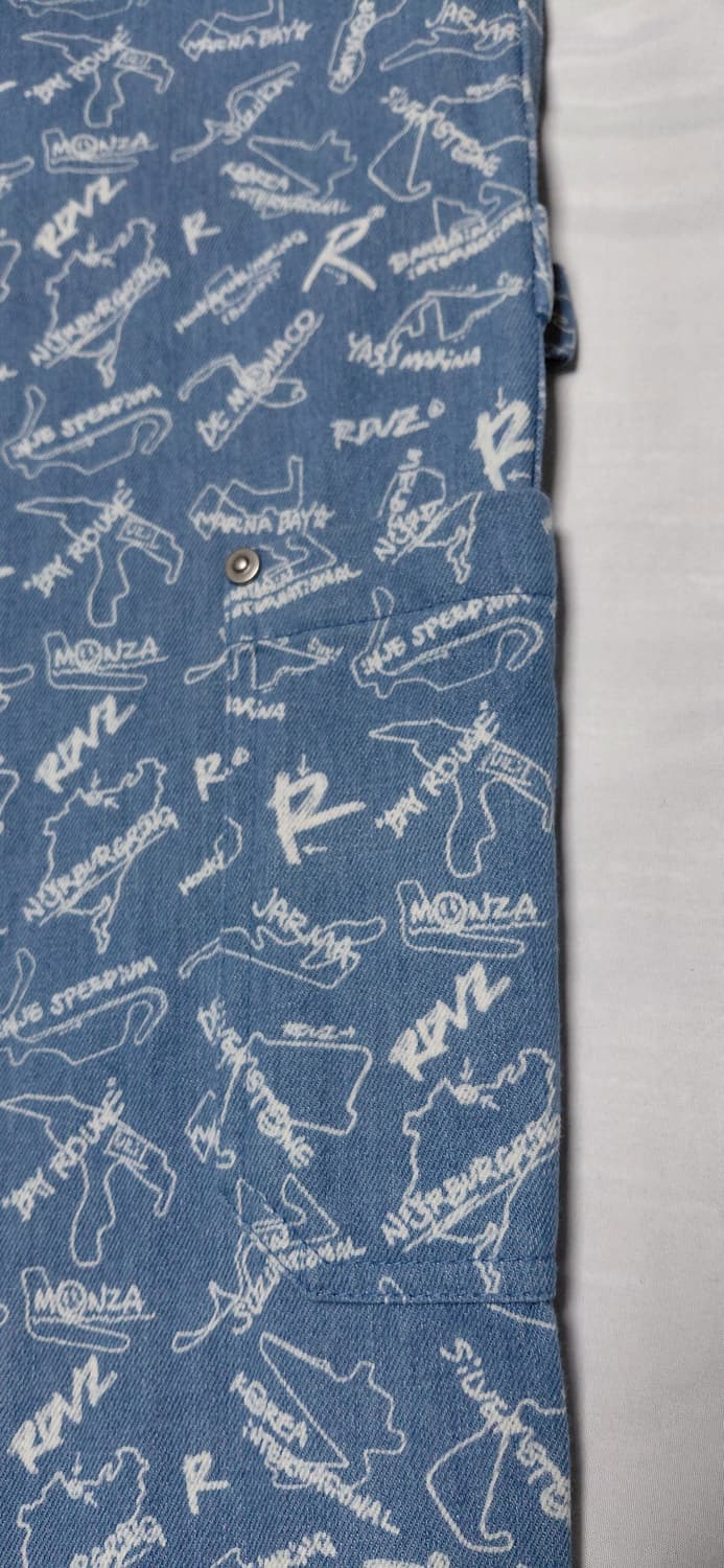 RDVZ  로고 프린트 데님 팬츠  30~32 (무료배송) 상품이미지3