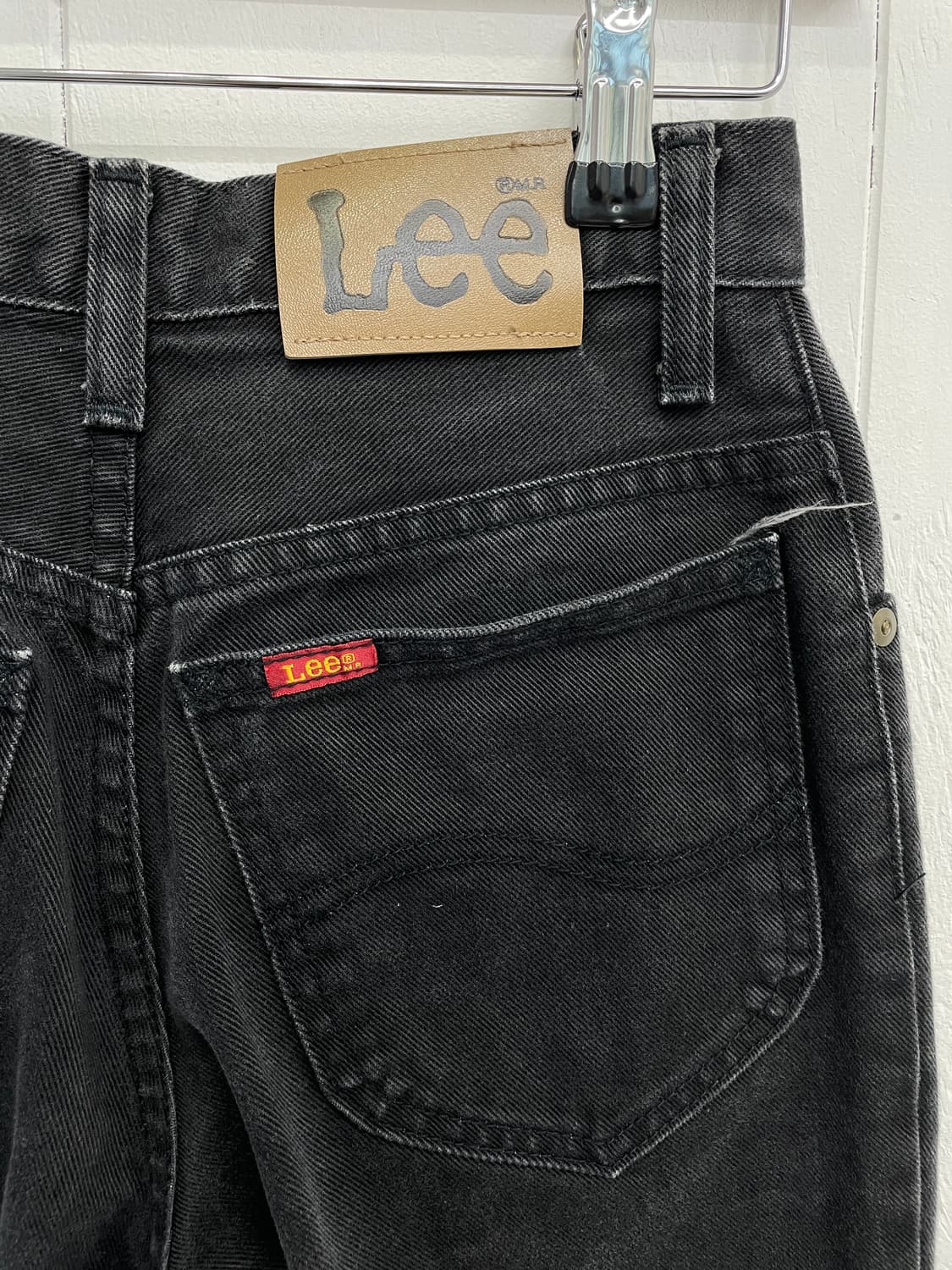 리(Miss Lee) 일본판 흑청 하이웨스트 부츠컷 데님 팬츠 상품이미지3