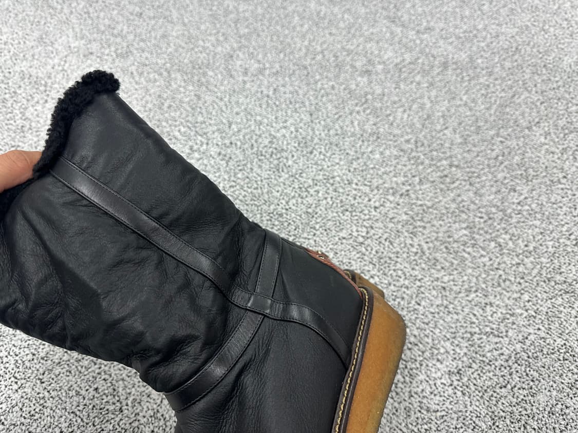 페레가모 Cinisi 레더 어그부츠  상품이미지3