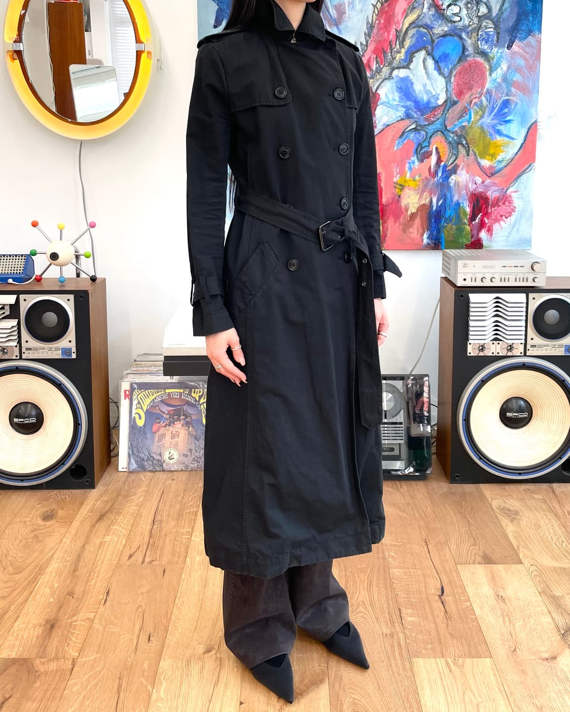 [36] 이자벨마랑 워시드 코튼 트렌치 코트 상품이미지4