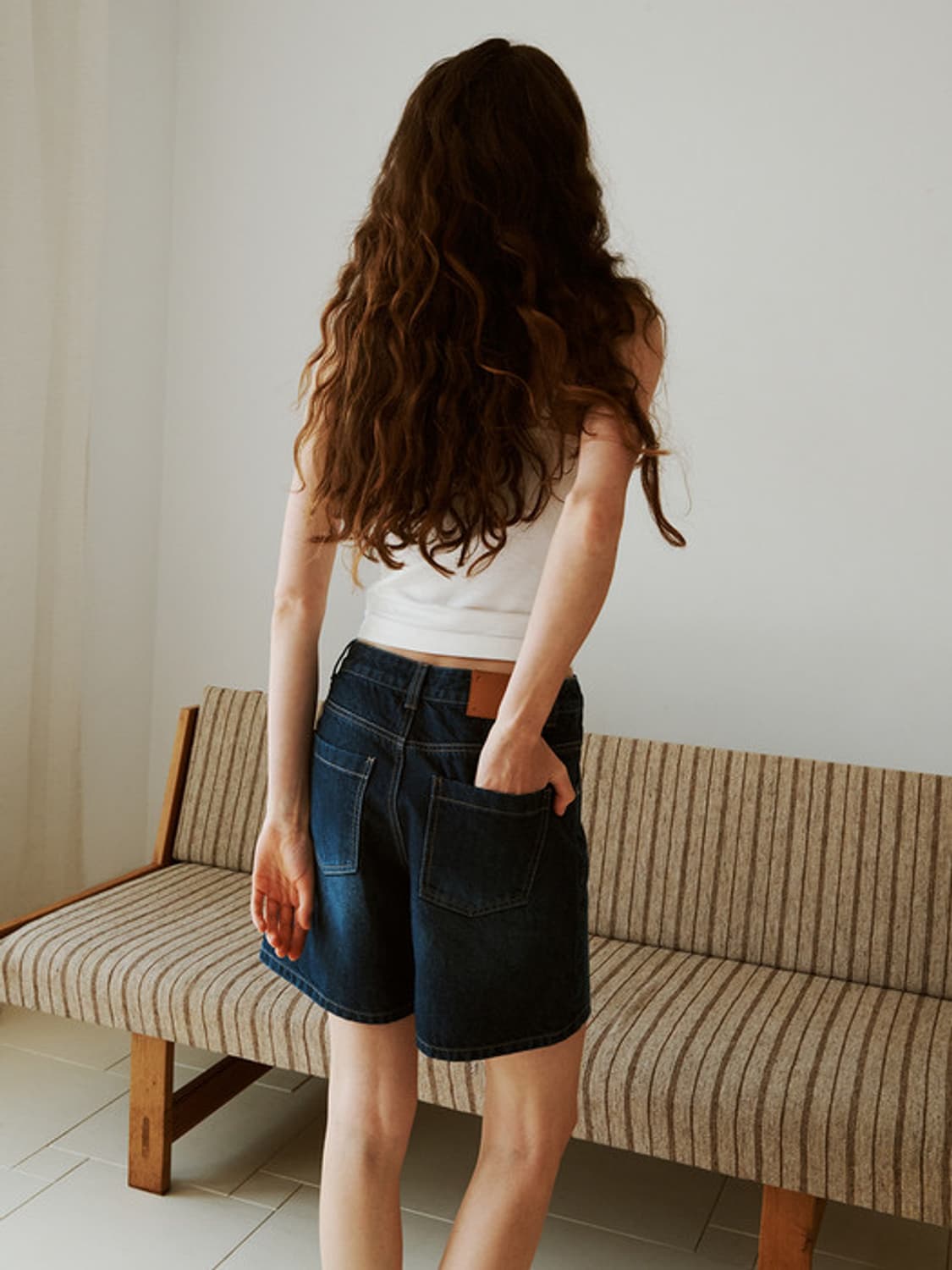 에프알알더블유 Mid-rise Denim Shorts S 상품이미지4