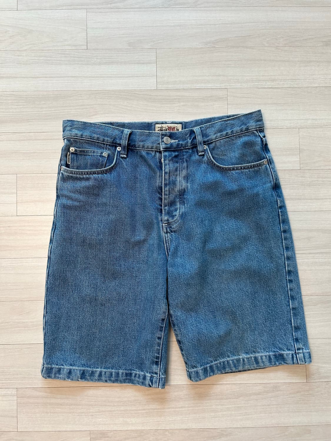 (32) 스투시 데님 빅 올 쇼츠 블루 상품이미지2
