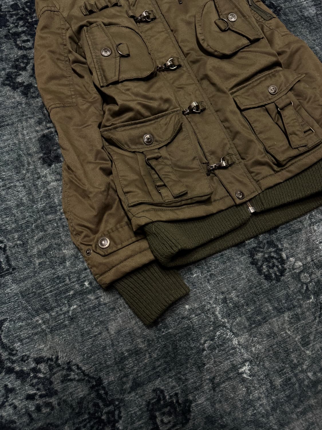 Cecil mcbee 00s y2k trimming fur militar 상품이미지4