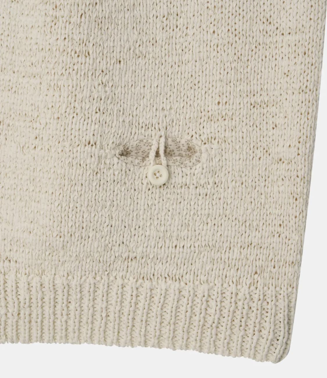 오헤시오 26ss 포켓 반팔 니트 아이보리 새상품 상품이미지3