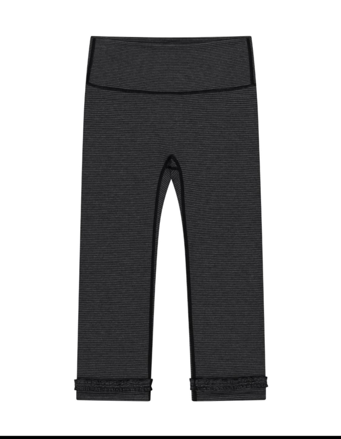 STRIPE ROUGH LEGGINGS DARK GREY 상품이미지1