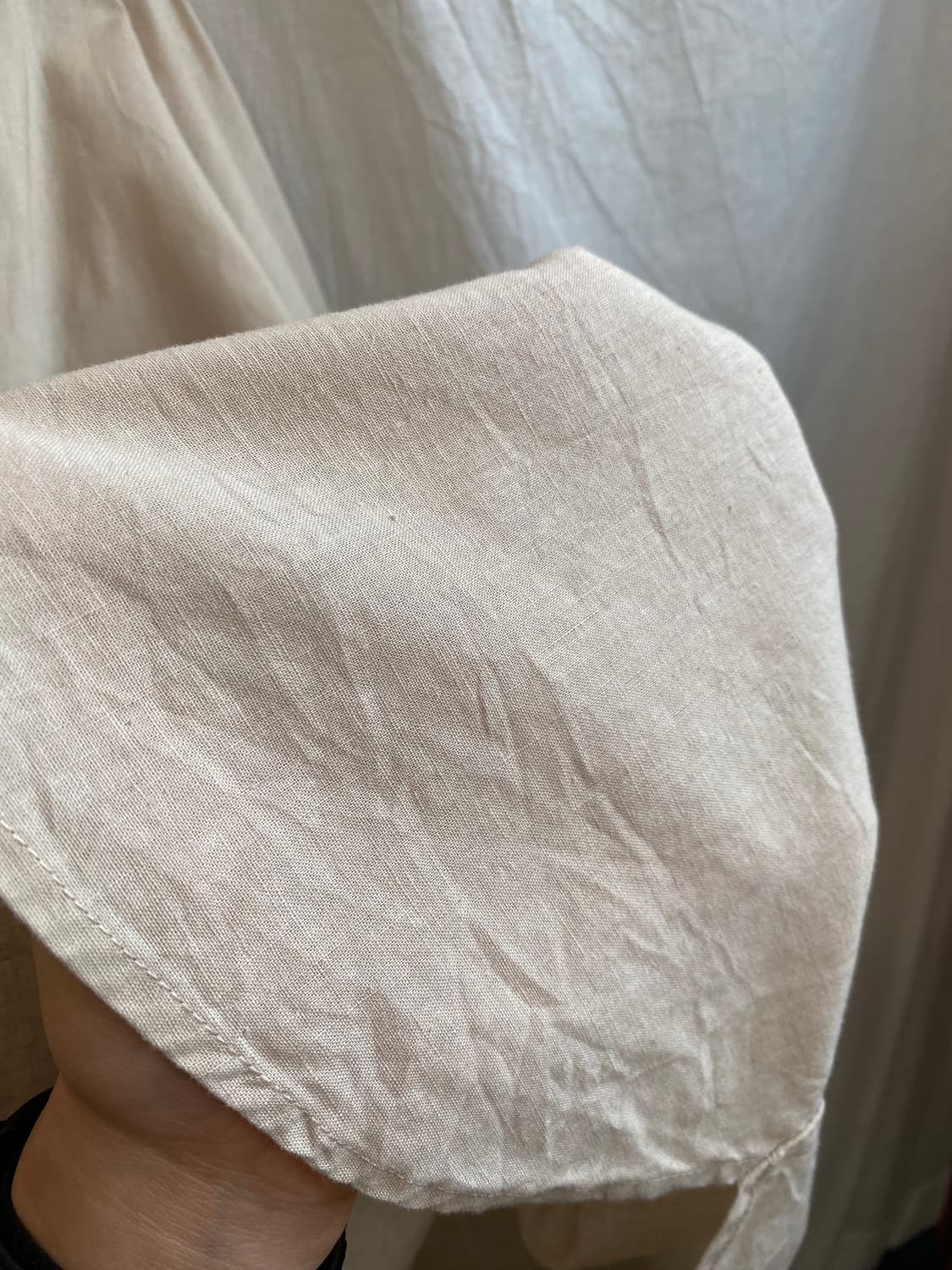 GU 린넨면혼방 7부블라우스(-66반) 상품이미지7