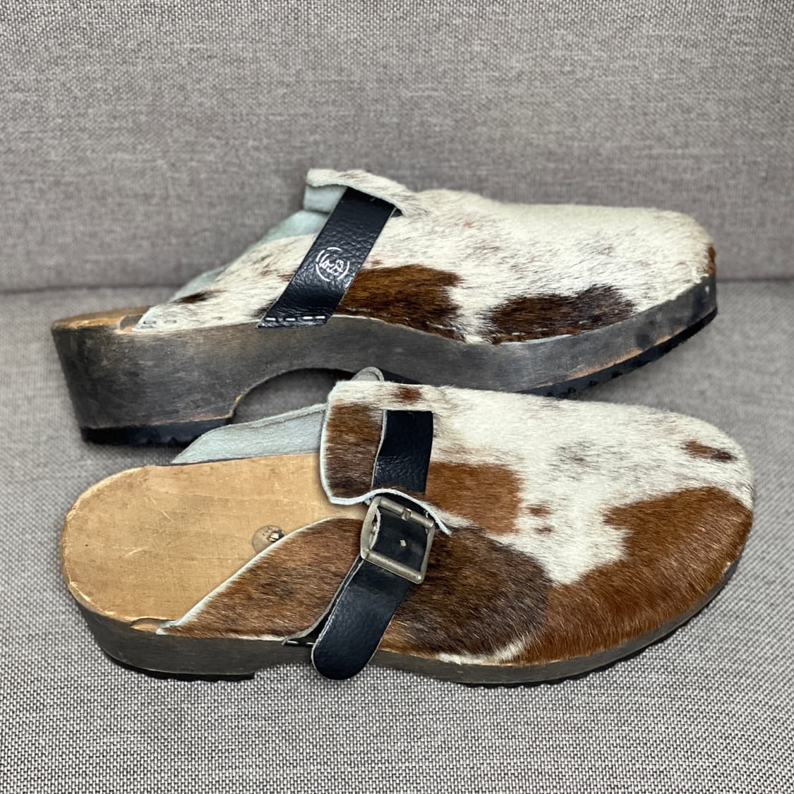 리얼 송치 통우드 아웃솔 클로그 270-275 상품이미지5