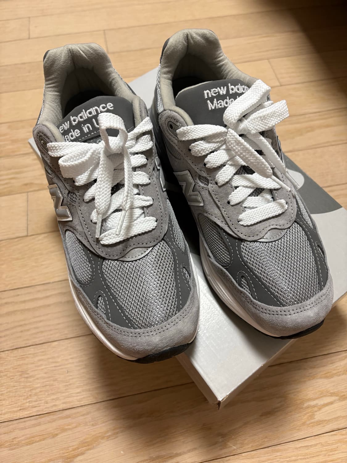 [255]뉴발란스 993 메이드 인 USA 그레이 - D 스탠다드 상품이미지4