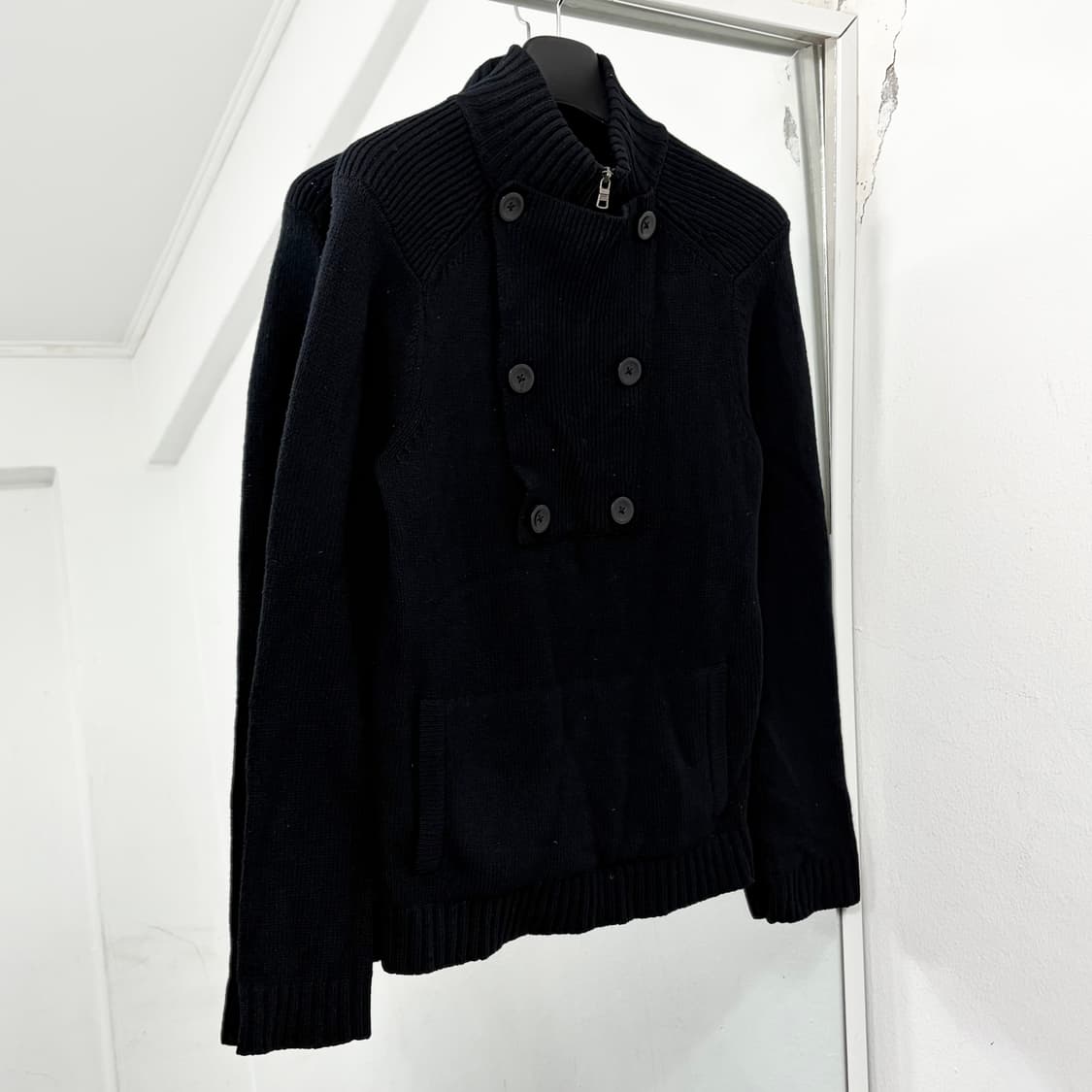 아르마니 익스체인지 나폴레옹 반집업 니트 상품이미지4