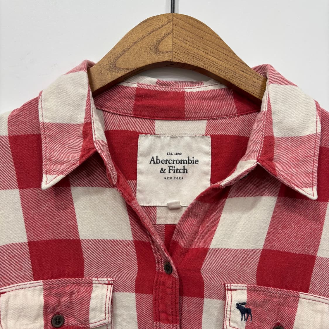 Abercrombie 컨트리 빈티지 체크셔츠 상품이미지4