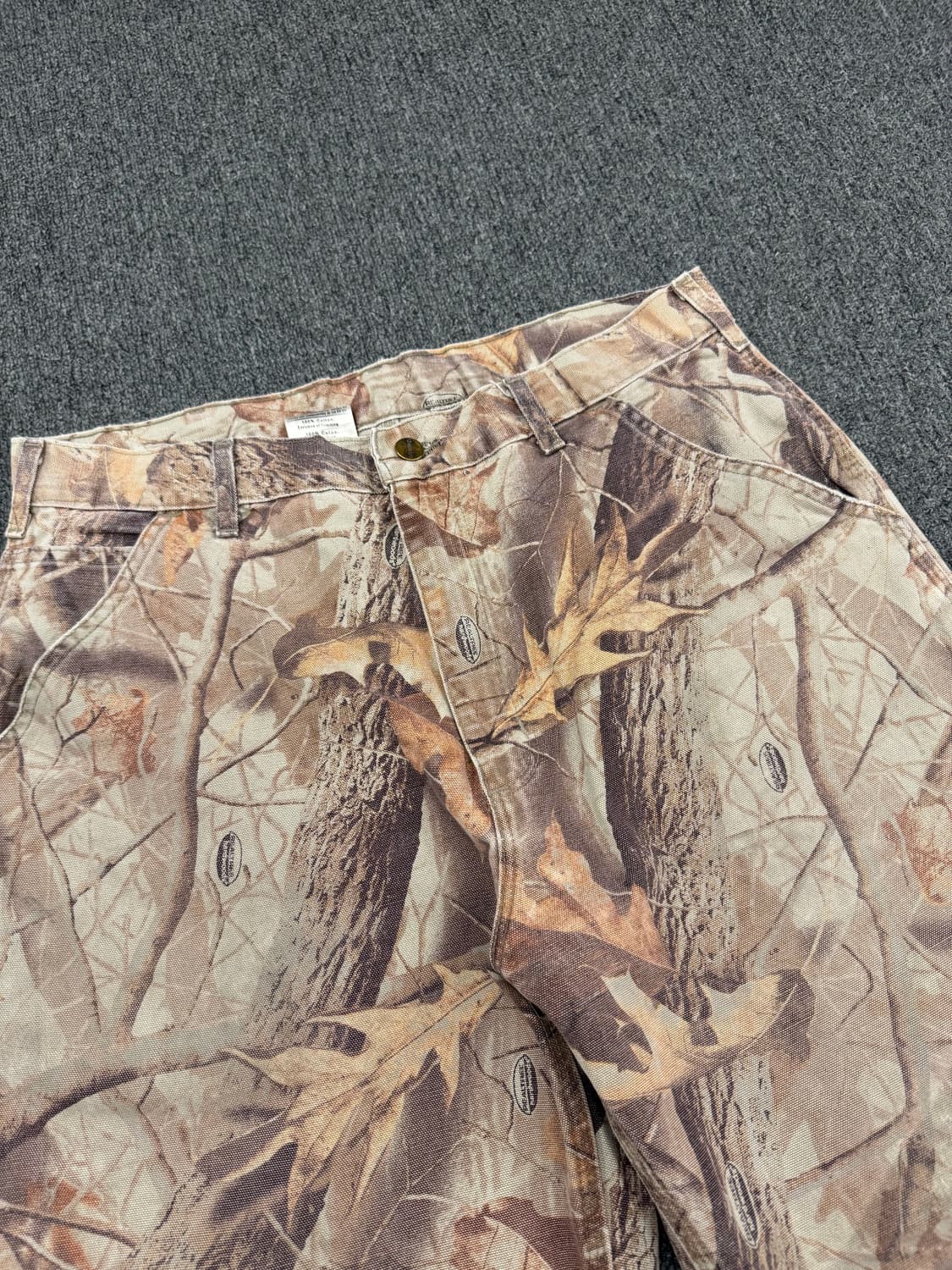 36)00’s 칼하트 빈티지 리얼트리 패턴 덩가리 워크 팬츠 상품이미지4