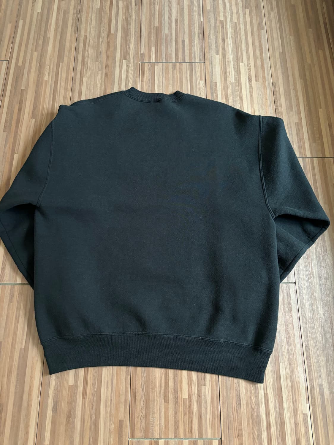 90s 러셀 스웻셔츠 블랙 L made in usa 상품이미지2