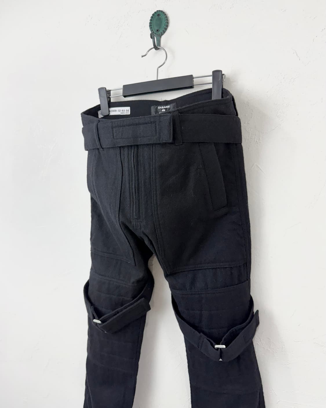 ZUCCA 주카 울 본디지 모터사이클 팬츠 상품이미지2