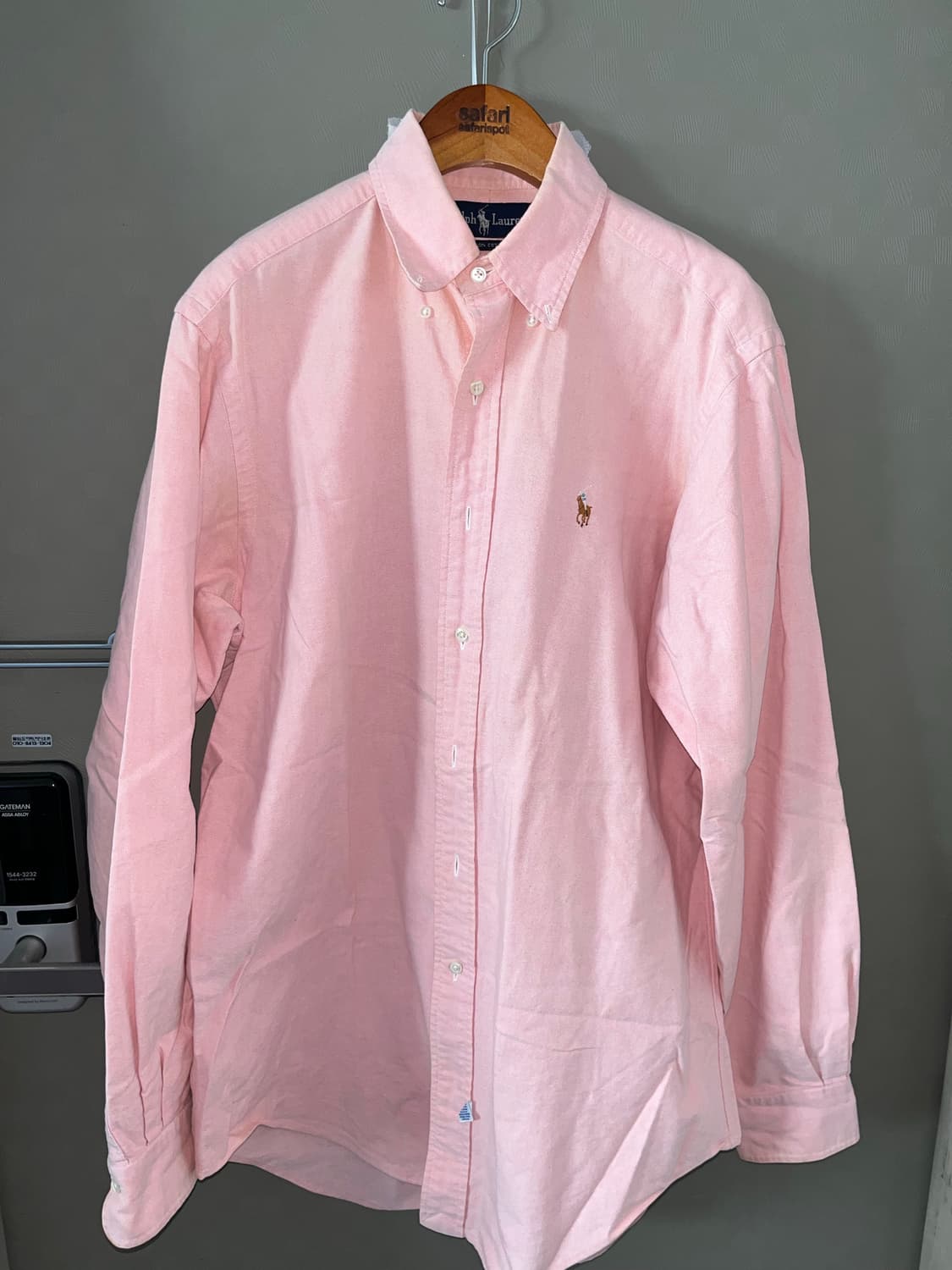 폴로랄프로렌 오버핏 핑크 셔츠 상품이미지1