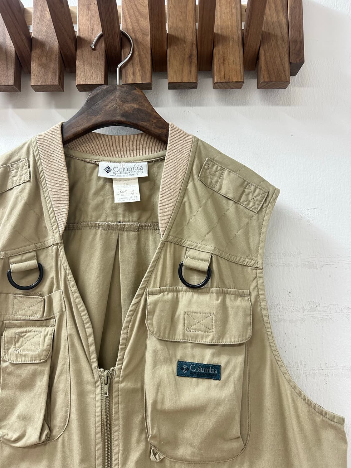 80-90s Columbia 빈티지 유틸리티 멀티 포켓 피싱 베스트  상품이미지3