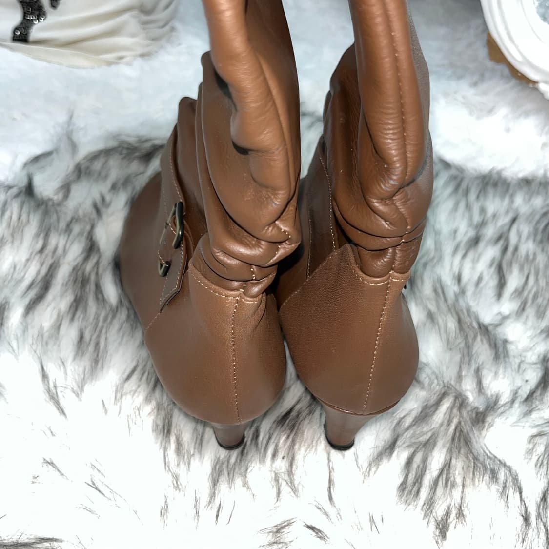 빈티지 브라운 부츠 상품이미지5