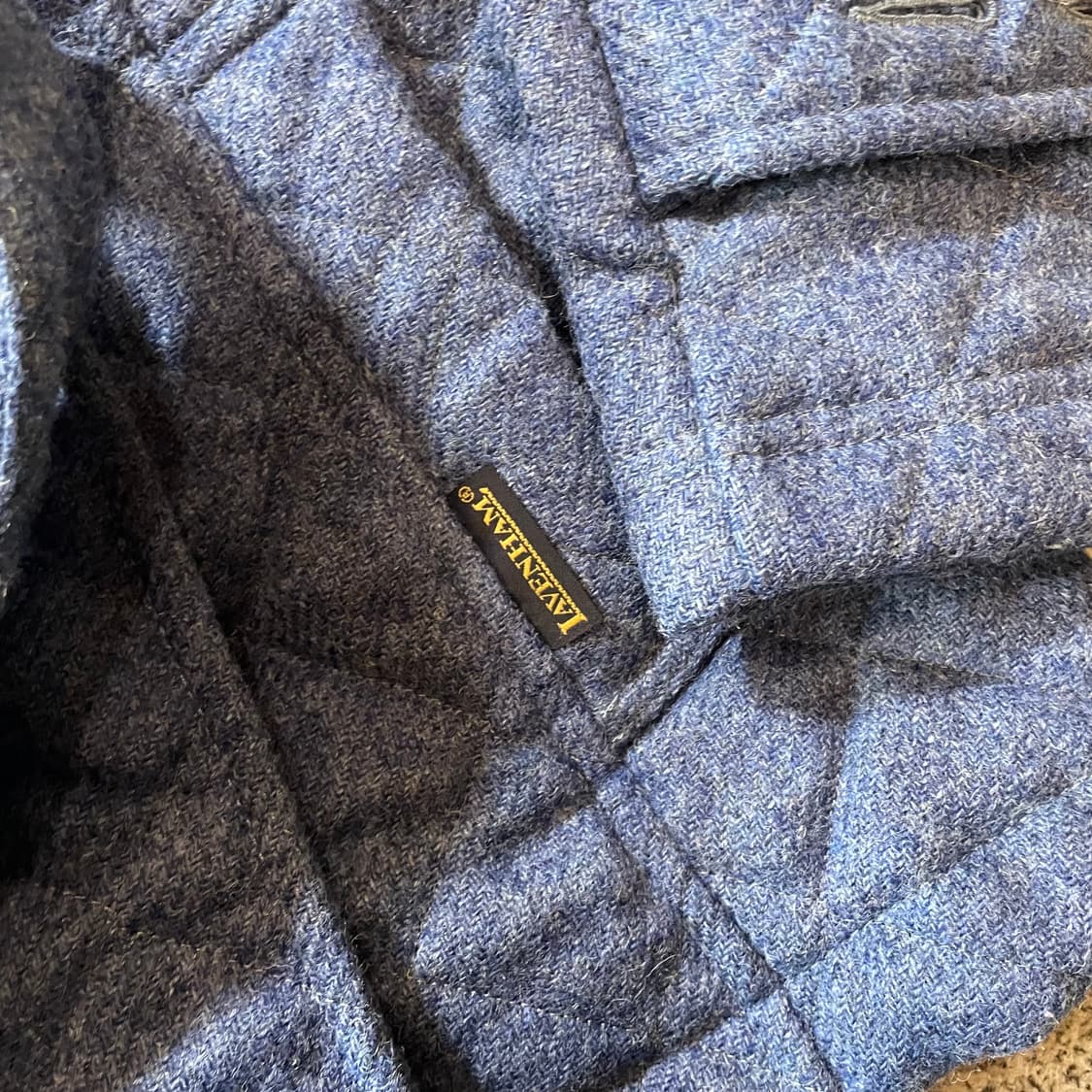 라벤햄 벨티드 퀼팅자켓 상품이미지3