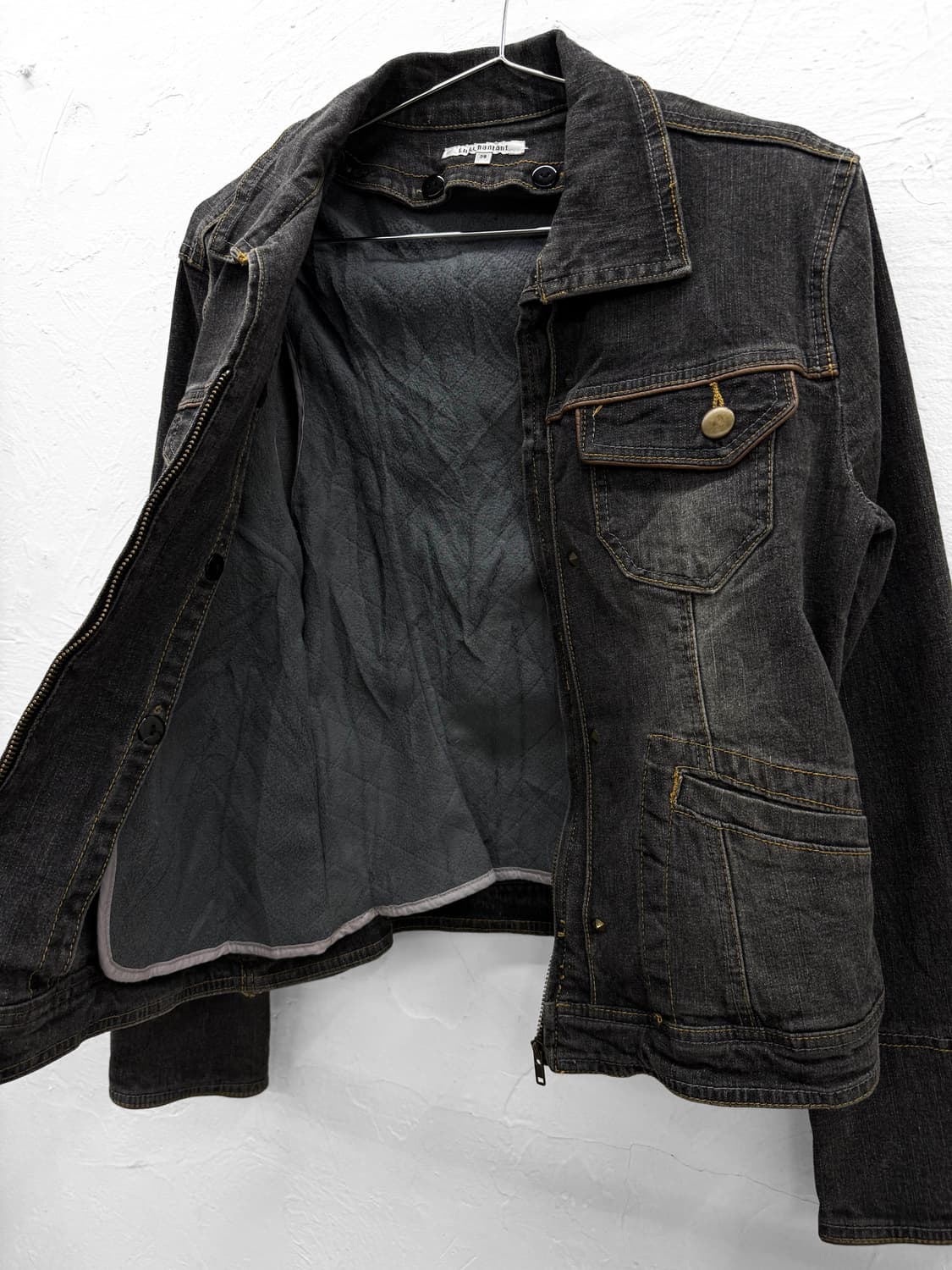 lui chantant 스터드 데님 자켓 상품이미지3