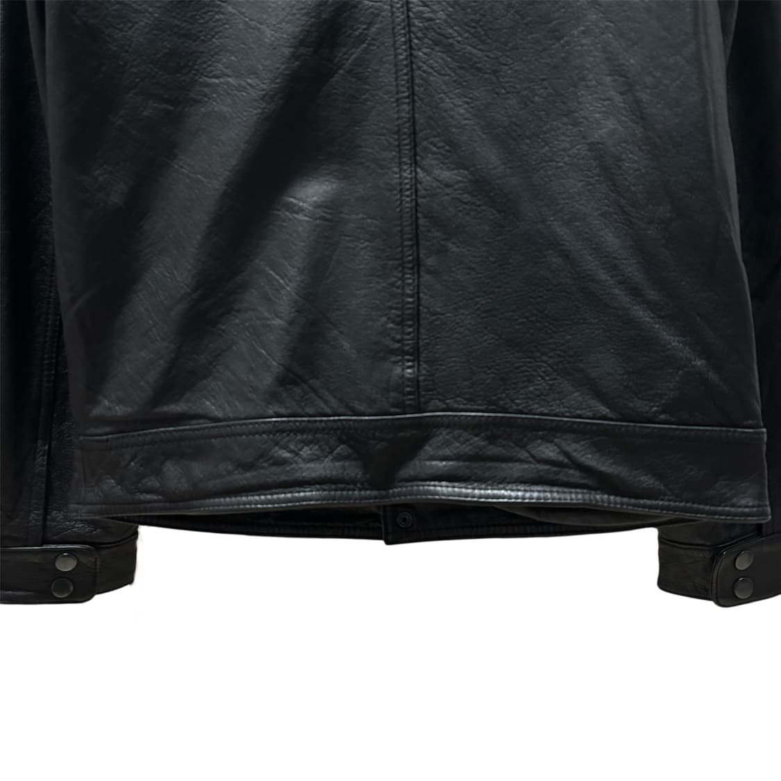 [M] Y-3 레더 바이커 블루종 상품이미지8