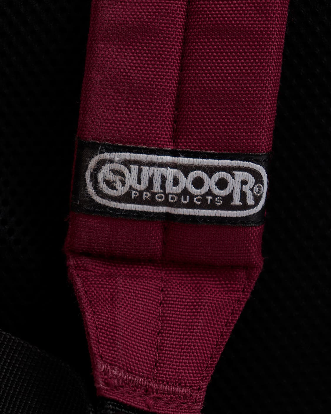 [OUTDOOR PRODUCTS] 버건디 자수 도트 패턴 백팩 상품이미지8