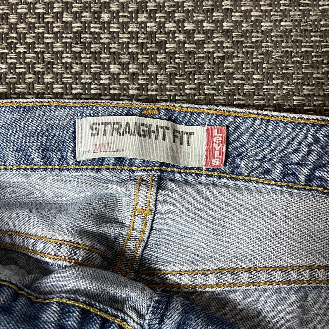 (34) 리바이스 505 34X30 중청 데님 팬츠 스트레이트핏 상품이미지5