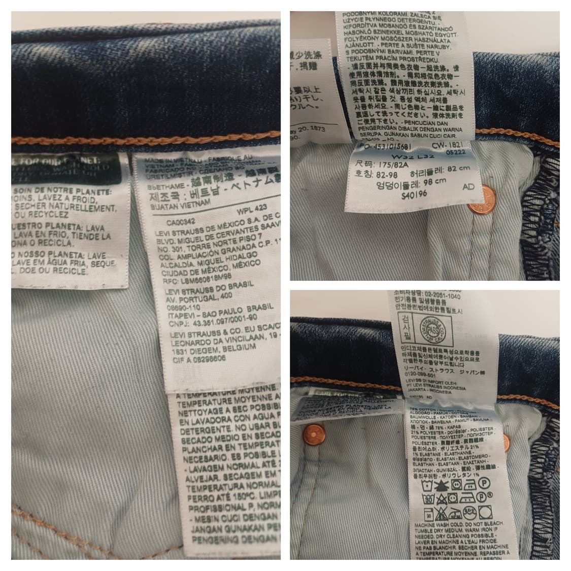 [Levi’s Premium] 502™ 테이퍼드 웜진 (W32 L32) 상품이미지8