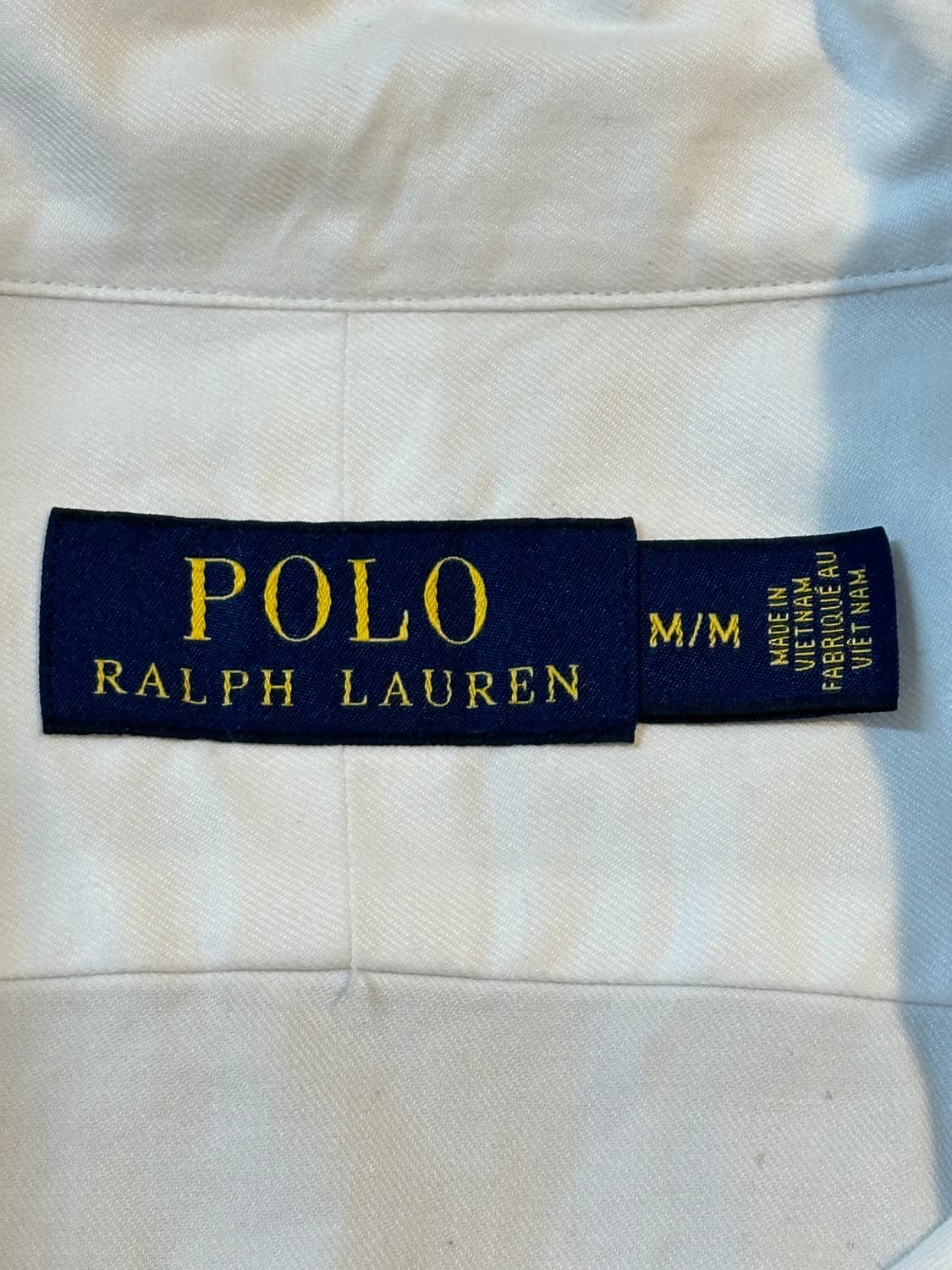폴로 랄프로렌 신형 네이비포니 솔리드 셔츠 화이트 상품이미지9