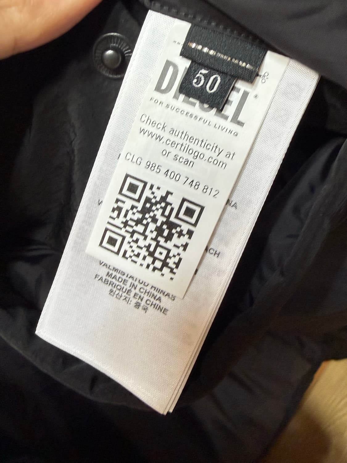 (50) 디젤 라벨 패딩  상품이미지5