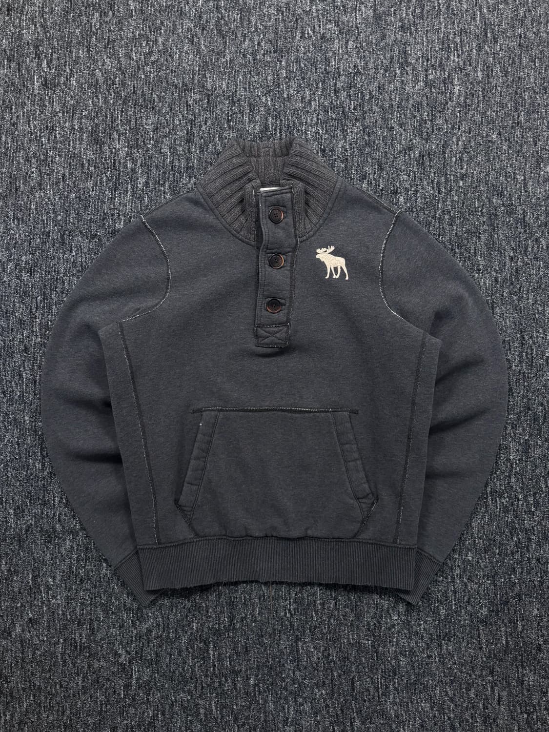 아베크롬비 그레이 하이넥 스웻셔츠 상품이미지4