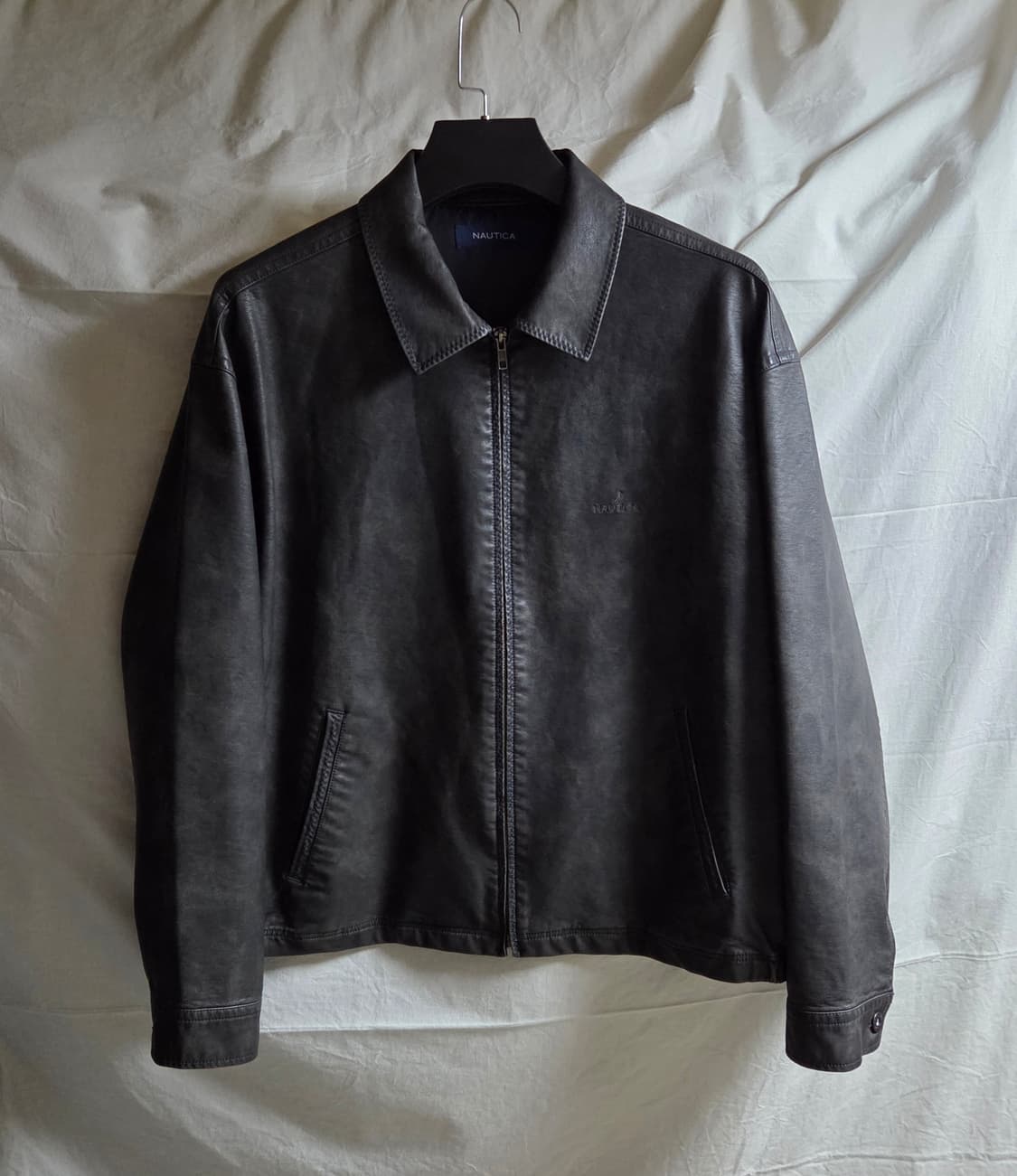 노티카 페이드 레더 블루종 자켓 JP라인 L(100~105) 상품이미지2