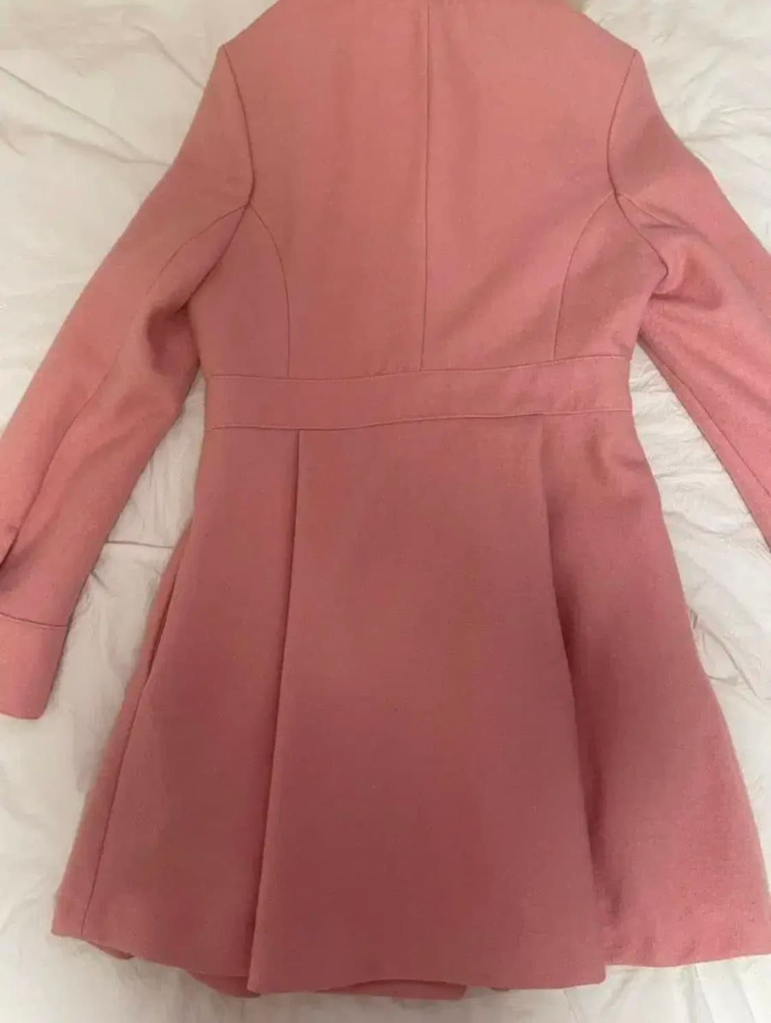 리즈리사 라떼갸루 폼폼 후드 코트 핑크 퍼 상품이미지6