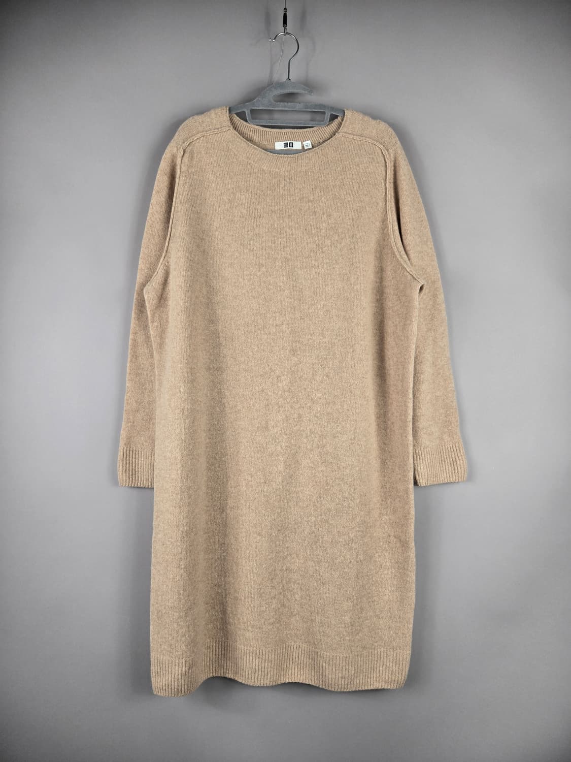 [무료배송]유니클로 U 르메르 L 프리미엄 램스울 니트 원피스 울100 상품이미지1